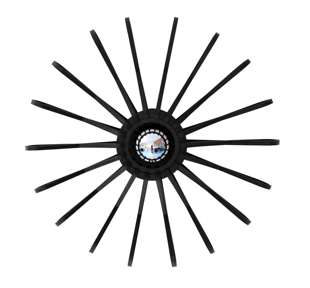 Abat jour Fleur Black