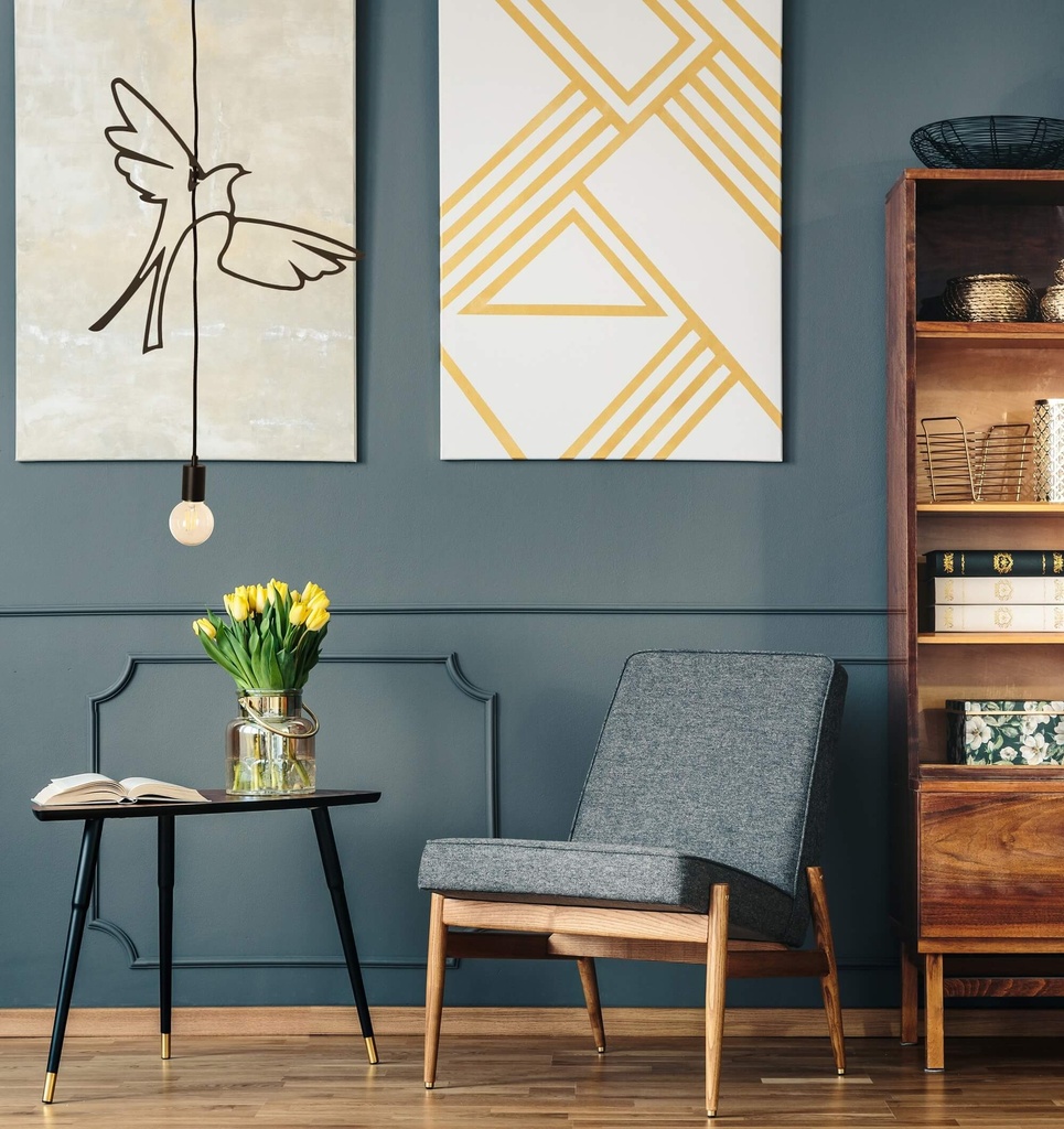 Abat jour Bird of paradise black