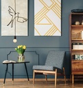 Abat jour Bird of paradise black