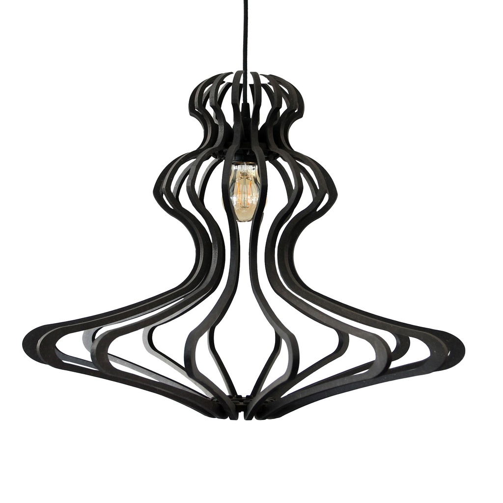 [113_1] Pendant Lamp Woman Black S D55 (Without Diffuser)