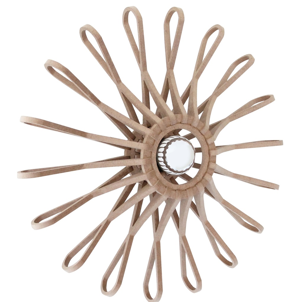 [66_0] Fleur lampshade Brut