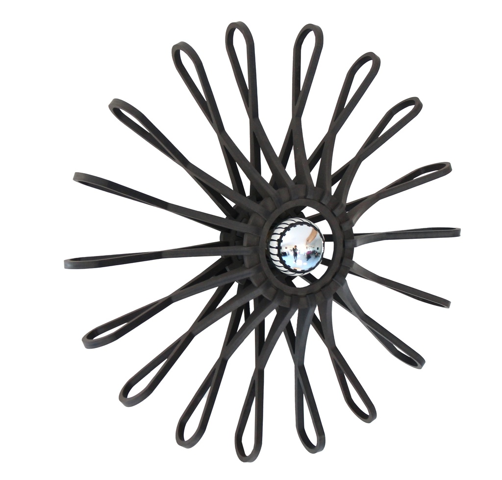 [67_0] Fleur lampshade Black