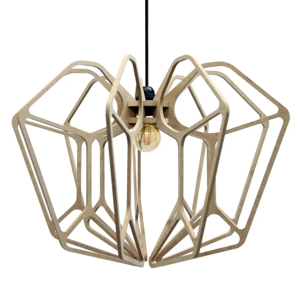 [2_1] Diamond S pendant lamp D36cm (Black and metal ceiling rose)