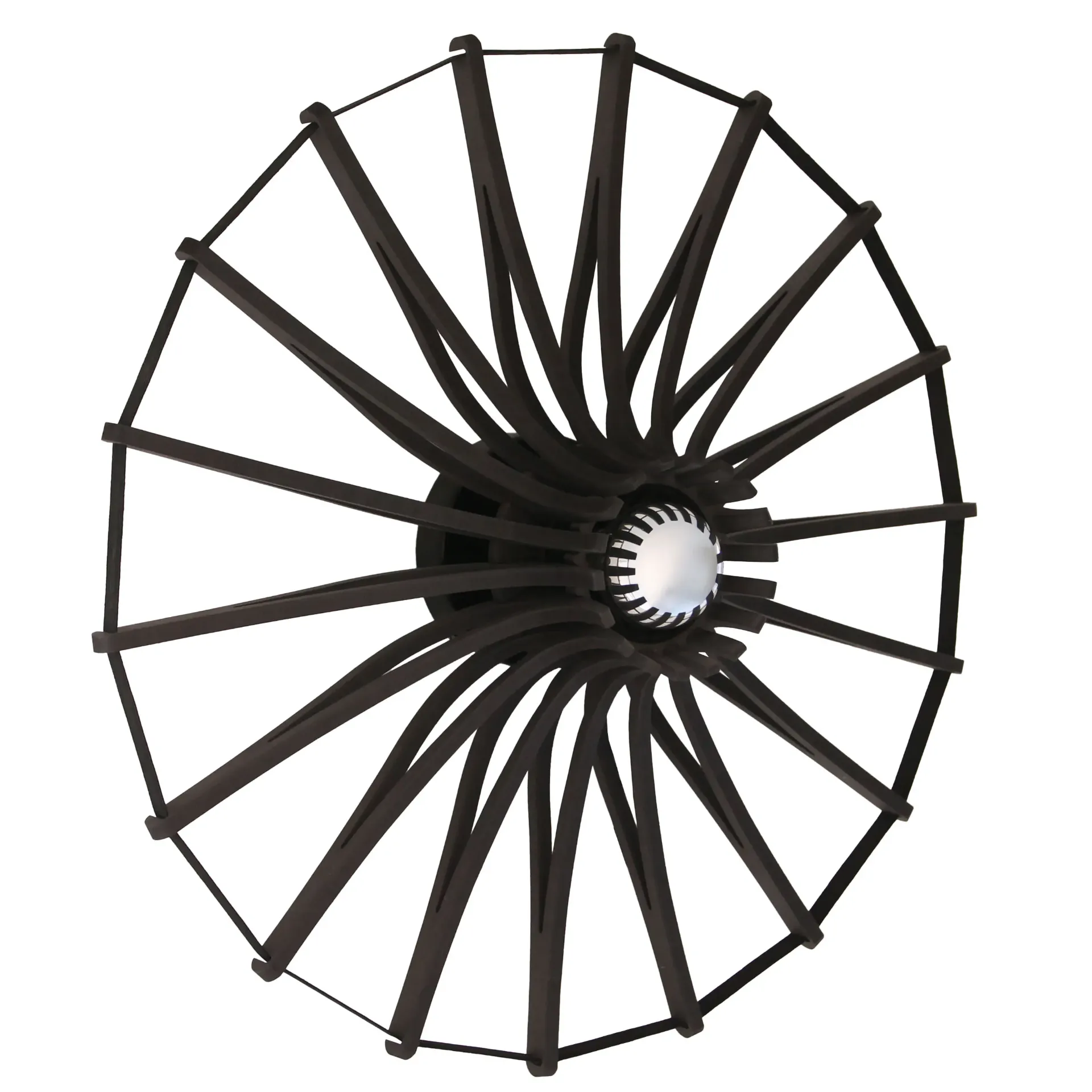 [124_1] Wall lamp Bolero Black (Wall connexion)
