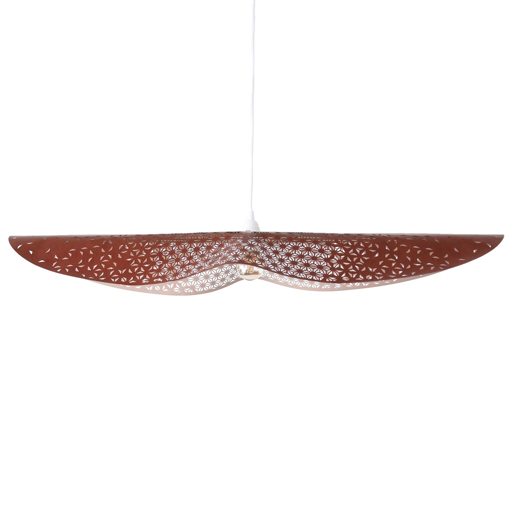 [78_1] Envole Moi pendante lamp L L105cm brown