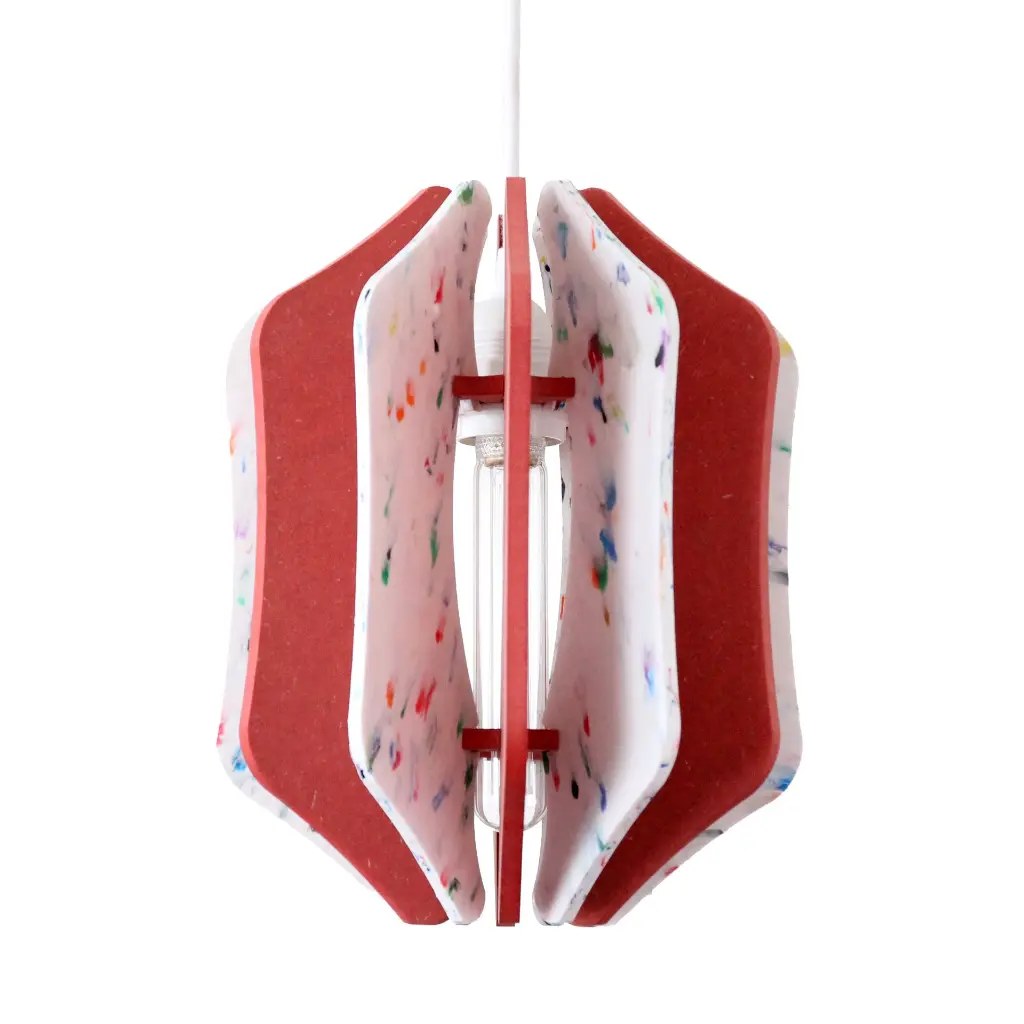 [81_1] Alpha Zulu pendant lamp Square (Rouge)