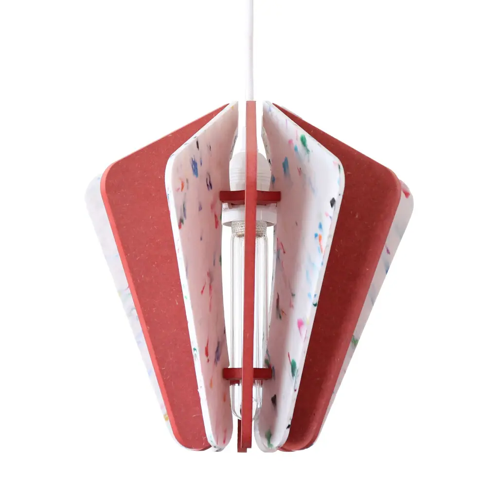 [83_1] Alpha Zulu pendant lamp Triangle (Rouge)