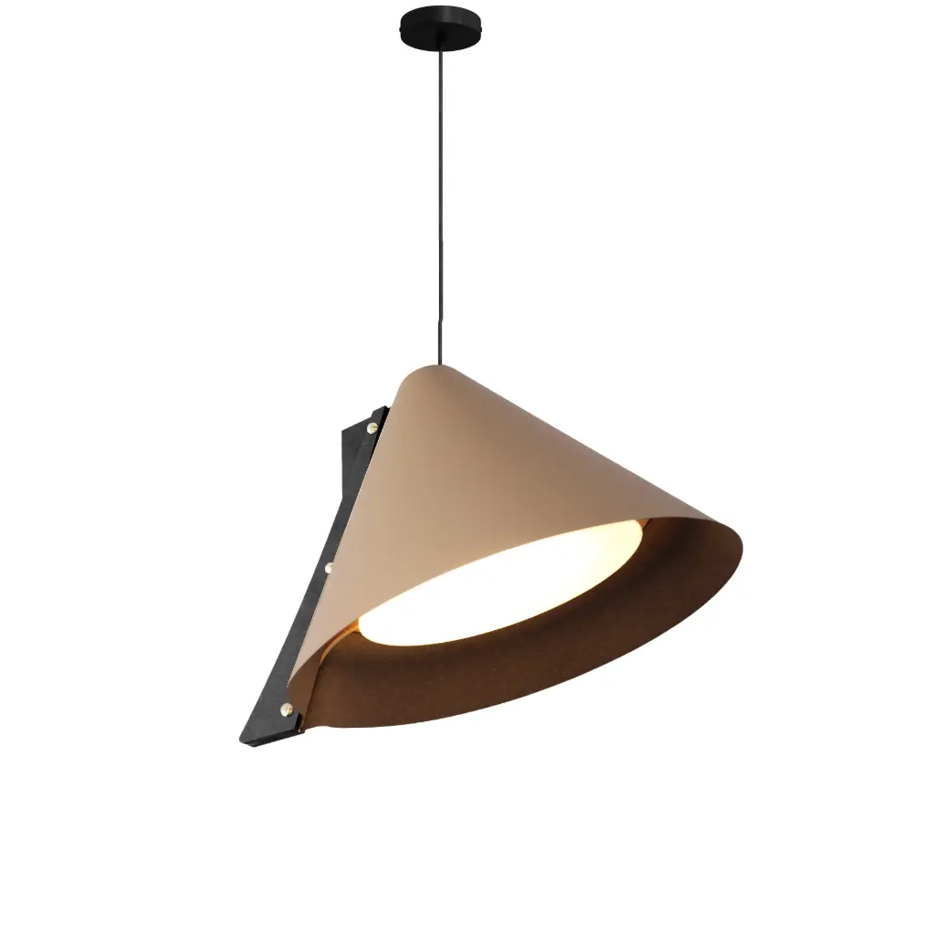 Pendant lamp SILENCE M Diam 40cm Beige
