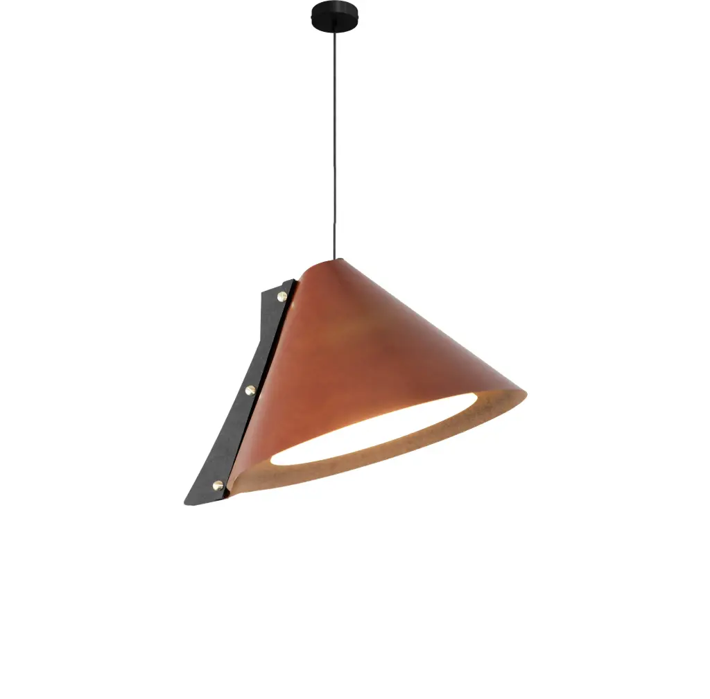 Pendant lamp SILENCE S Diam 28cm Brown