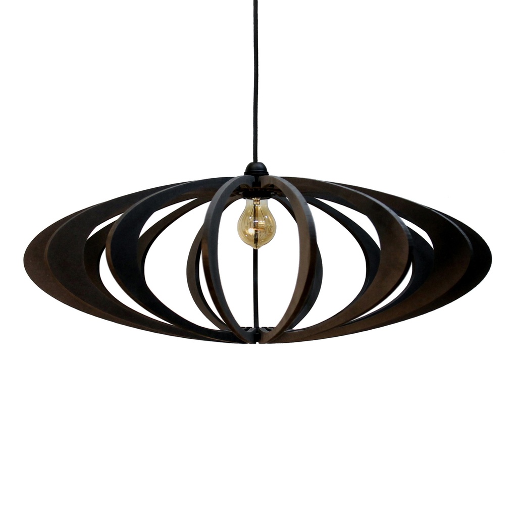 [99_1] Pendant light Rolling Black (Without Diffuser)