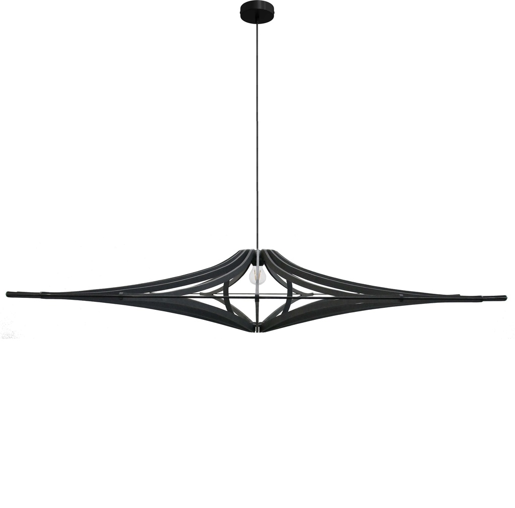 [110_1] Pendant lamp Singing Black XL D160cm (Without Diffuser)