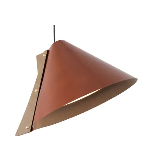 Suspension SILENCE M Diam 40cm Marron