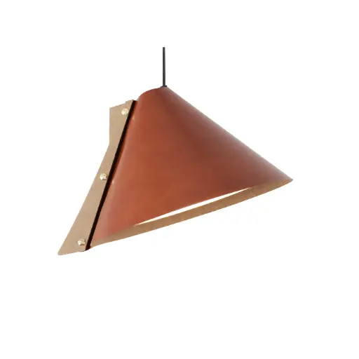 Suspension SILENCE S Diam 28cm Marron 