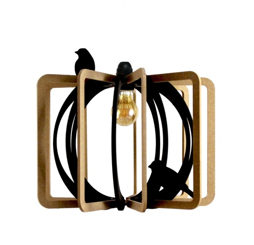 [6_0] Cage aux oiseaux Lampshade