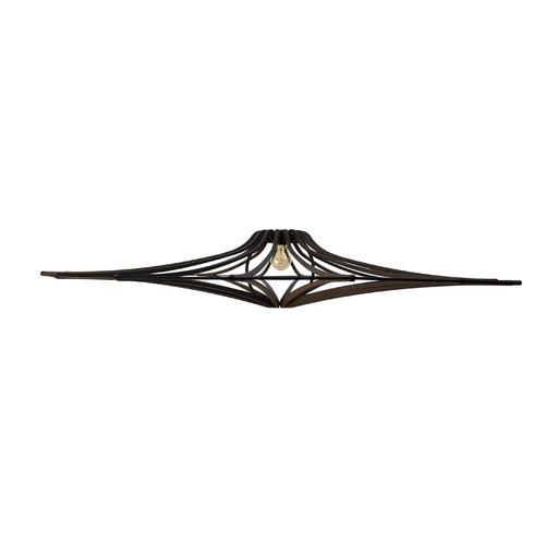 [14_0] Singing Lampshade Black L D124cm